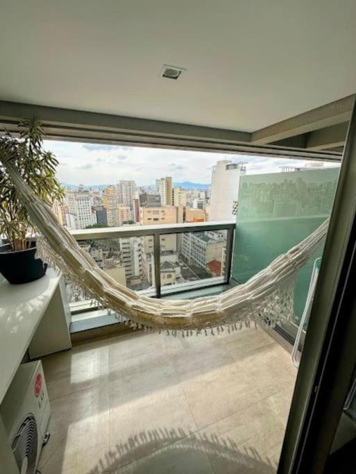 상파울루 Studio Com Vista Incrivel 22º Andar 아파트 외부 사진