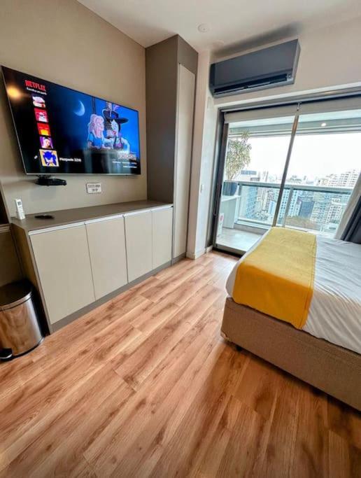 상파울루 Studio Com Vista Incrivel 22º Andar 아파트 외부 사진